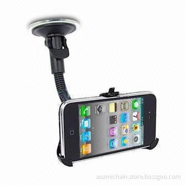 Rotatable Car Holder for iPhone 4, Made of Durable Plastic, Good for Watching Movie